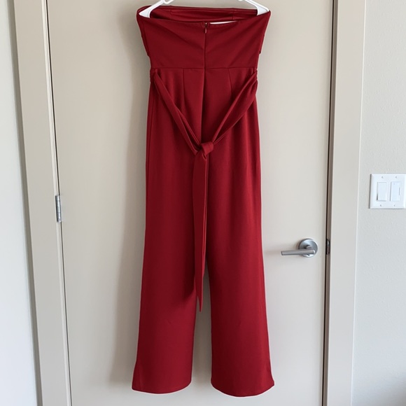 Formal strapless jumpsuit - Picture 4 of 4